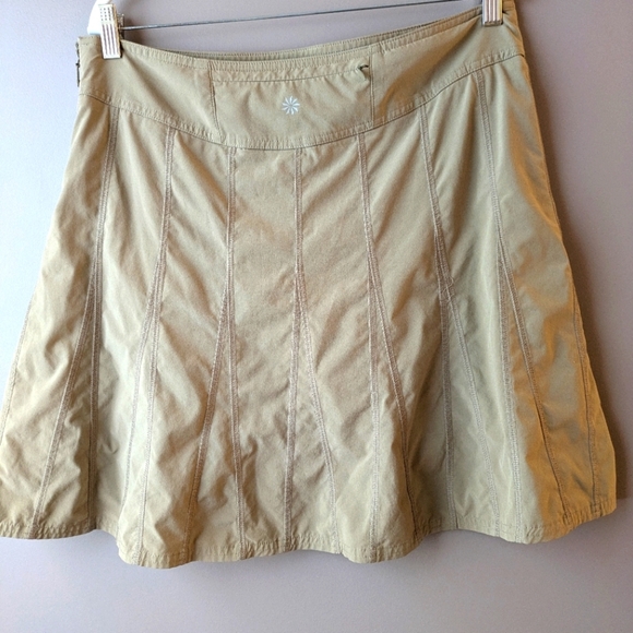 ATHLETA beige skirt sz 12 - Picture 2 of 9
